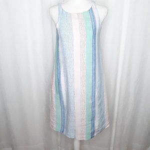 Vineyard Vines Striped Cisco Swing Linen Dress Size 0 NWOT